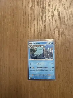 2024 Pokemon Quagsire SVP 156 - Surging Sparks – Black Star Promo Cosmos Foil - Image 1