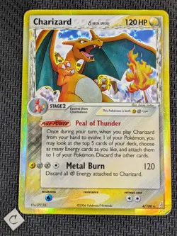 Charizard 4/100 (Delta Species) - ex Crystal Guardians Holo Rare Pokemon TCG DMG - Image 1