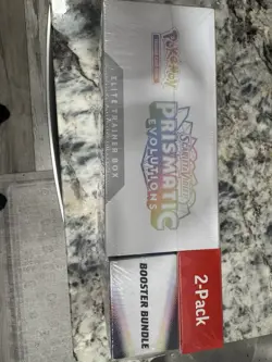 Pokemon TCG Prismatic Evolutions ETB Booster Bundle Costco Sealed - Image 2