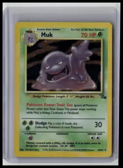 Muk - Fossil 13/62 Rare Holo Pokemon TCG - Image 1