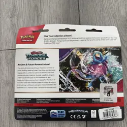 Pokemon TCG Scarlet Violet Booster Promo 3-Pack Temporal Forces Cleffa x4 - Image 3