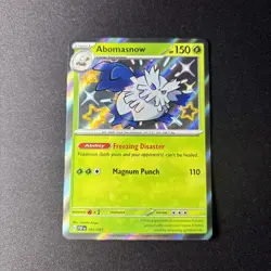 Pokemon Abomasnow Scarlet & Violet Paldean Fates #101/091 Baby Shiny - Image 1