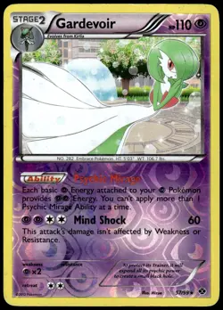 Gardevoir 57/99 Holo Rare Next Destinies Pokemon Reverse Holo HP - Image 1