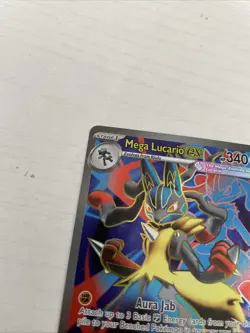 Pokemon Mega Lucario EX 160/132 Full Art Mega Evolution NM/M - Image 4