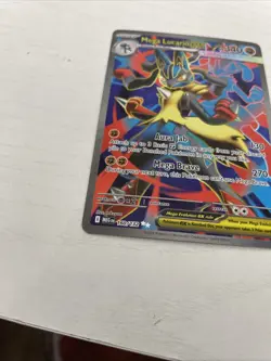 Pokemon Mega Lucario EX 160/132 Full Art Mega Evolution NM/M - Image 5