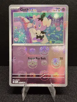 Pokemon Gothita 041/086 Sv: White Flare Holo Master Ball Pattern Basic 70 HP 20 - Image 1