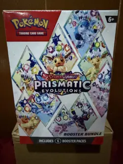 Pokemon TCG Scarlet & Violet Prismatic Evolutions Booster Bundle Factory Sealed - Image 1
