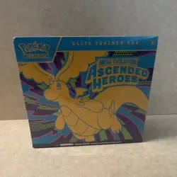 Pokemon TCG Elite Trainer Box Mega Evolution Ascended Heroes Dragonite Zekrom - Image 1