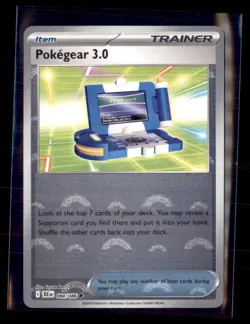 Pokemon Pokegear 3.0 084/086 Black Bolt Poke ball Holo - Image 1