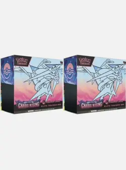 x2 Presale Chaos Rising Pokemon Center ETB Elite Trainer Box Pokemon CONFIRMED - Image 1