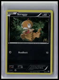 Scraggy - McDonald's Promos 2012 10/12 Holo Pokemon TCG - Image 1