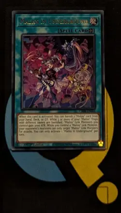 CRBR-EN021 Maliss in Underground Ultra Rare 1st Edition YuGiOh - Image 1