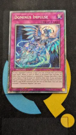 RA05-EN080 Dominus Impulse Platinum Secret Rare 1st Ed YuGiOh - Image 1