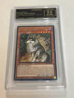 2023 YU-GI-OH ALOOF LUPINE 1ST EDITION RARE CROWN 9.5 JQ1 - Image 1