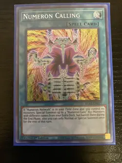 Yugioh Numeron Calling BLAR-EN027 Secret Rare 1st Edition Mint! - Image 1
