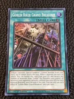 Goblin Biker Grand Breakout ROTA-EN057 Yugioh 1st Ed. Super Rare - Image 1