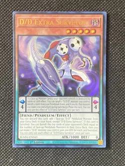 YuGiOh! - D/D Extra Surveyor BLMM-EN043 Ultra Rare 1st Edition Near Mint - Image 1