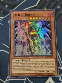 Jack-o-Bolan - IGAS-EN026 - Super Rare (NM) - Yugioh - Image 1