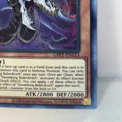Doomking Balerdroch GFP2-EN113 Ultra Rare 1st Edition LP Yugioh TCG - Image 4