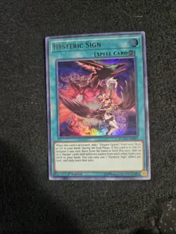 Hysteric Sign - DUOV-EN093 - Ultra Rare - 1st Edition x1 - Lightly Played - Image 1