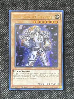 YuGiOh! - Gem-Knight Crystal BLMM-EN100 Ultra Rare 1st Edition Near Mint - Image 1