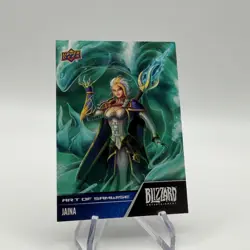 2023 Upper Deck Blizzard Legacy Jaina Art #SW-4 WoW Horde Red Foil Parallel - Image 1