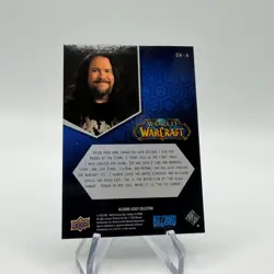 2023 Upper Deck Blizzard Legacy Jaina Art #SW-4 WoW Horde Red Foil Parallel - Image 2