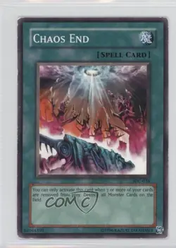 Chaos End Unlimited YuGiOh Invasion of #IOC-036 2004 READ - Image 1