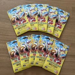 Lot of 10 - One Piece Adventure On Kami's Island - Sleeved Booster Packs - OP15 - Image 2