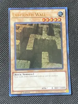 YuGiOh! - Labyrinth Wall BLMM-EN099 Ultra Rare 1st Edition Near Mint - Image 1