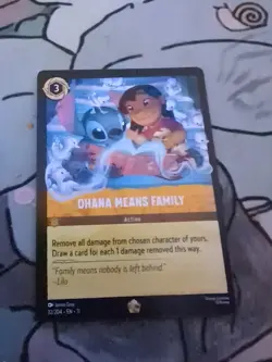 Disney Lorcana TCG Ohana Means Family 32/204 Winterspell - Image 1