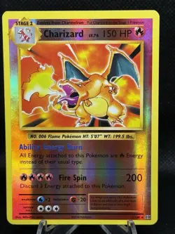 2016 Pokemon CHARIZARD #11/108 Evolutions Reverse Holo Rare English (A) - Image 1
