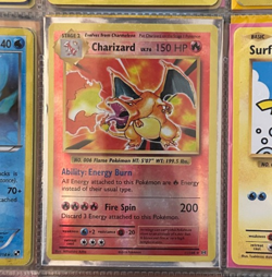 LP Pokemon Charizard Reverse Holo Rare XY Evolutions #11/108 - Image 1