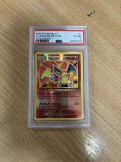 Pokemon TCG Evolutions Charizard 11/108 reverse Holo PSA 6 - Image 1