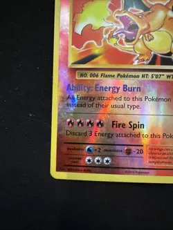 Pokemon TCG Charizard Evolutions 11/108 Reverse Holo Rare Card VLP - Image 4