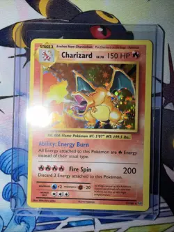 Pokemon TCG Charizard Evolutions Reverse Holo Card 11/108 - Image 1