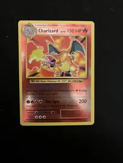 Pokemon TCG Charizard Reverse Holo Card 11/108 Evolutions - Image 1
