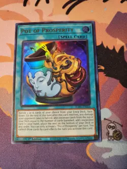 POT OF PROSPERITY ULTRA RARE 1ST EDITION RA01-EN066 NM YUGIOH! - Image 1