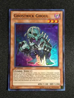 Yugioh Ghostrick Ghoul SHSP-EN000 1st Edition Super Rare NM - Image 1