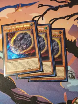 3X NIBIRU THE PRIMAL BEING 1ST EDITION SECRET RARE RA01-EN015 YUGIOH! - Image 1