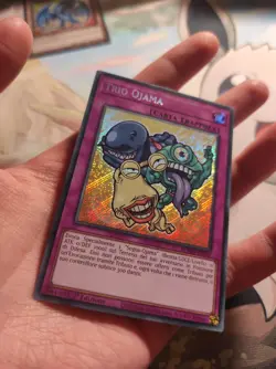 YUGIOH Trio Ojama BLMM-it010 Rara segreta 1stEd CHIBI alt Artwork nm - Image 3
