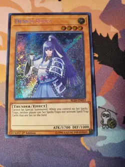 Yugioh! - Denko Sekka BLLR-EN052 Secret Rare 1st Edition LP - Image 1