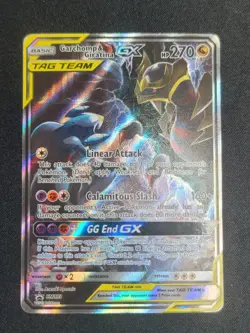 Pokemon TCG Garchomp & Giratina GX SM193 Sun & Moon Promo Card - Image 1