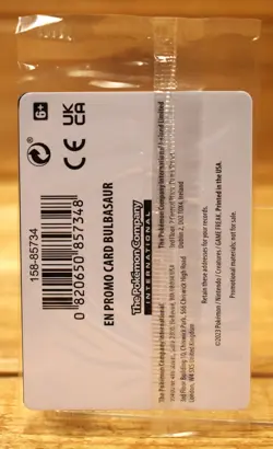 SEALED Bulbasaur PROMO 001/165 Best Buy Exclusive Reverse Holo Pokemon Card 151 - Image 4