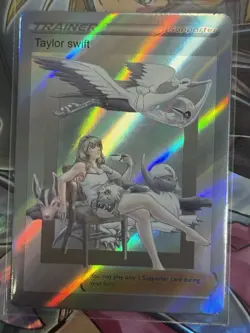 Pokemon Taylor Swift Lewd Anime Waifu Custom DIY Trainer Art Pokemon card - Image 2