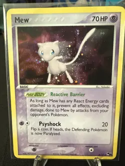 Pokemon TCG Mew 4/17 Pop Series Promos Holo Rare Card - Image 1
