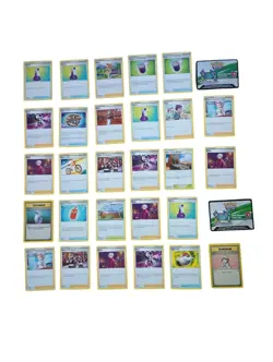 Pokemon Trainer Card Bundle Lot of 28 + 2 Reward Code Cards Near Mint 95 - 2020 - Image 1