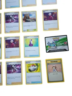 Pokemon Trainer Card Bundle Lot of 28 + 2 Reward Code Cards Near Mint 95 - 2020 - Image 5