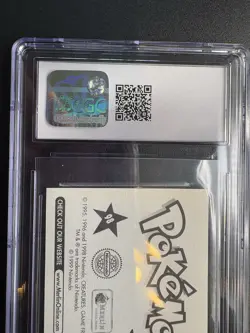 CGC-Graded 1998 Merlin Krabby Pokemon card, Series 1-98 MINT 9 grade - Image 5