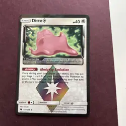 Ditto Prism Star Holo Card 154/214 Sm-Lost Thunder NM/LP Condition - Image 1